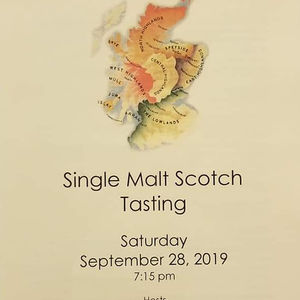 2019 Whisky Tasting