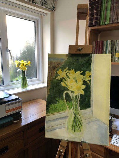 Painting from direct observation, still life_5