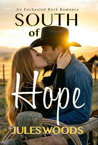 Second chance romance couple from South of Hope small-town Texas romance novel
