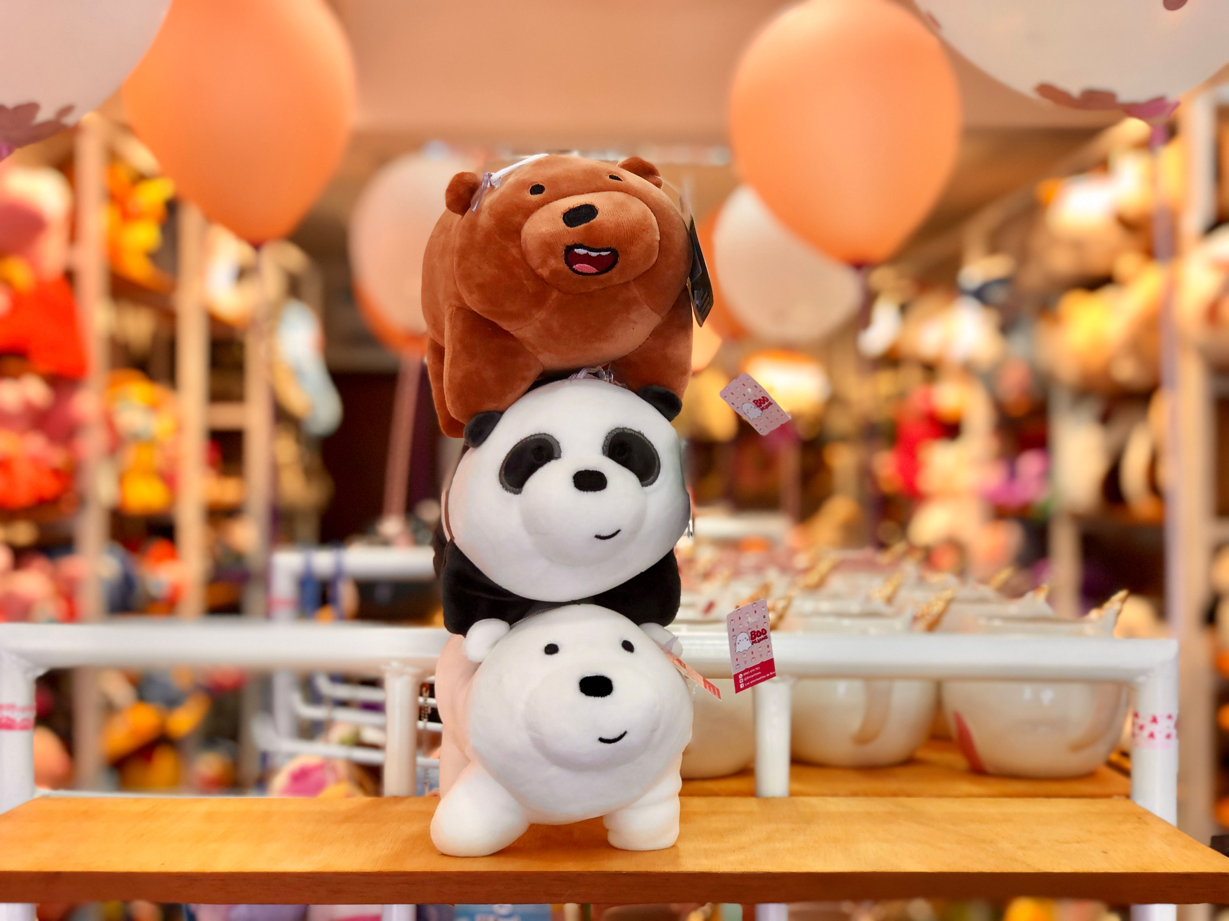 Peluche escandalosos panda polar pardo