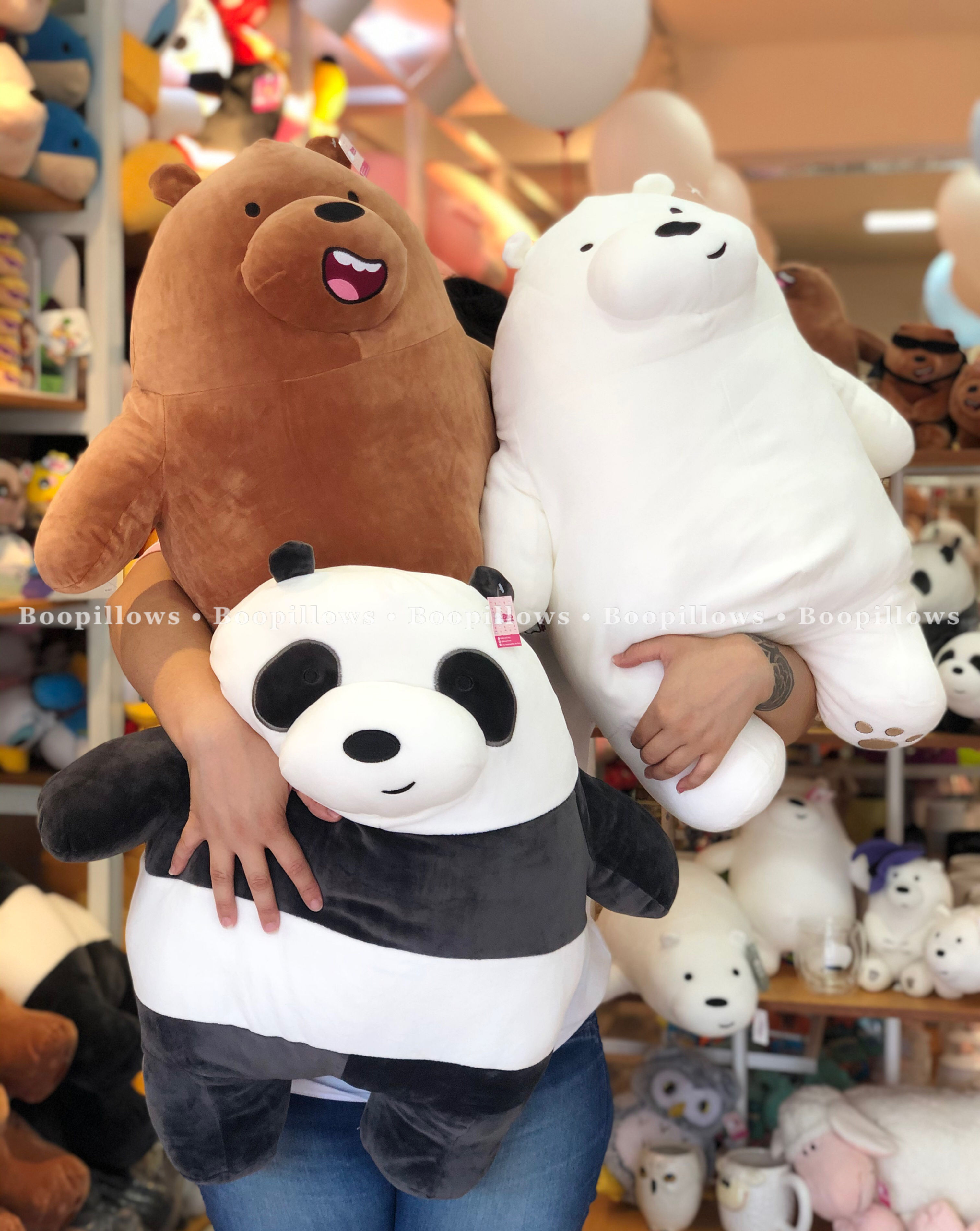 Peluche escandalosos panda polar pardo