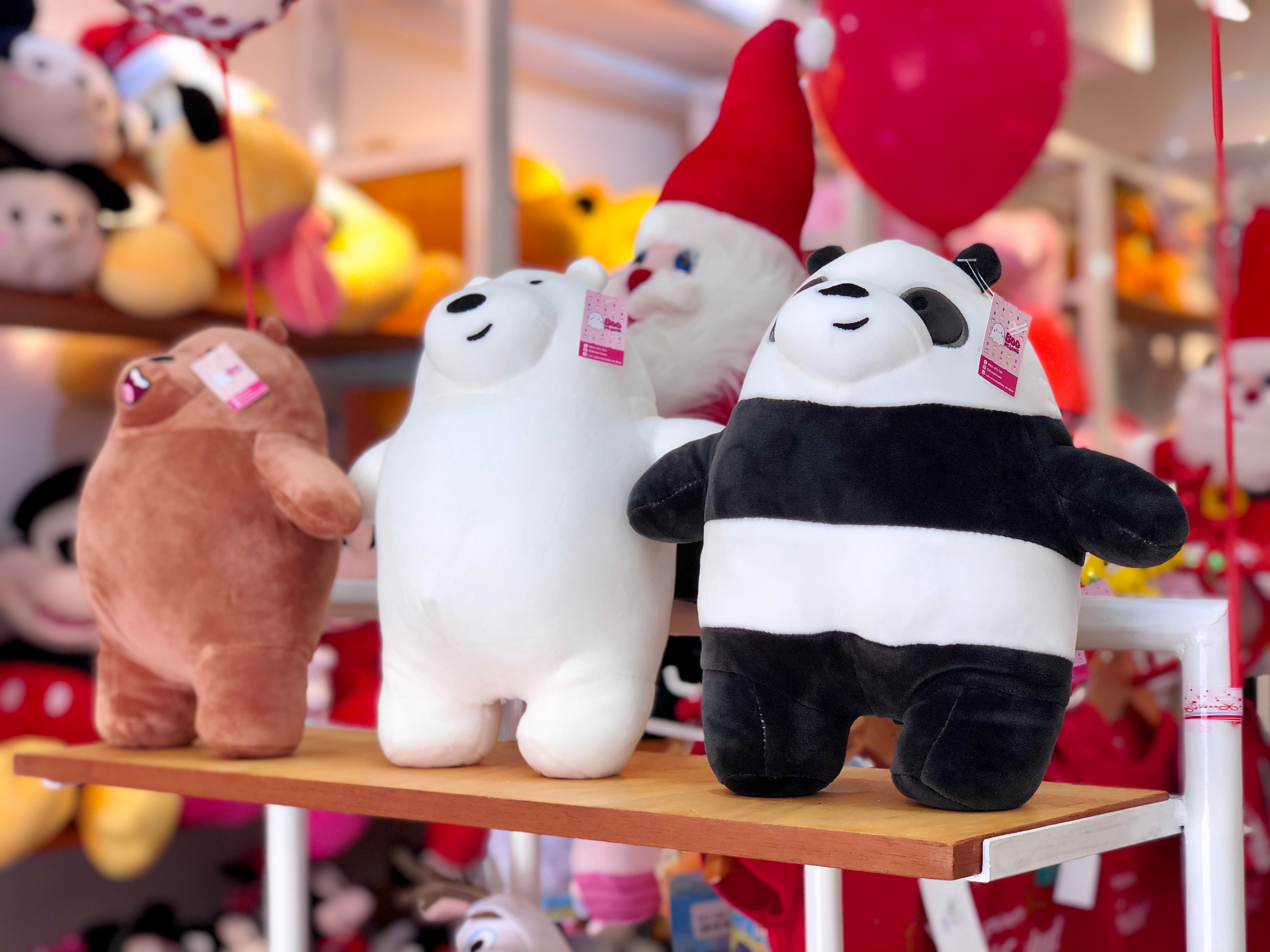 Peluche escandalosos panda polar pardo