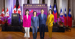 Director-General Jin-Ling Chen and her husband welccomes Aurora Films and Performing Arts to the event