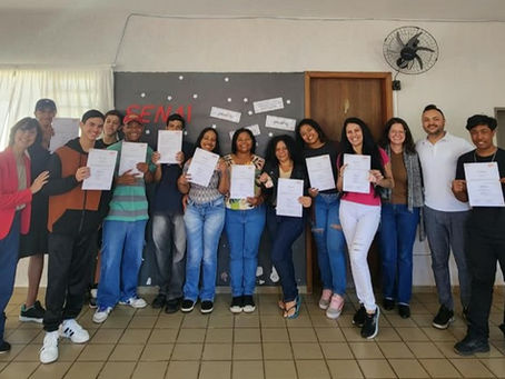 Centro Social Jardim Margarida celebra conclusão do curso de Auxiliar de Produção em parceria com o SENAI
