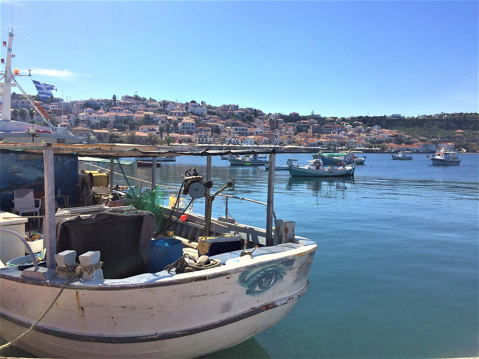 fishing boat, Koroni harbour