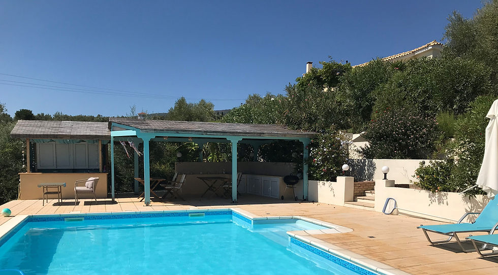Bar area from pool