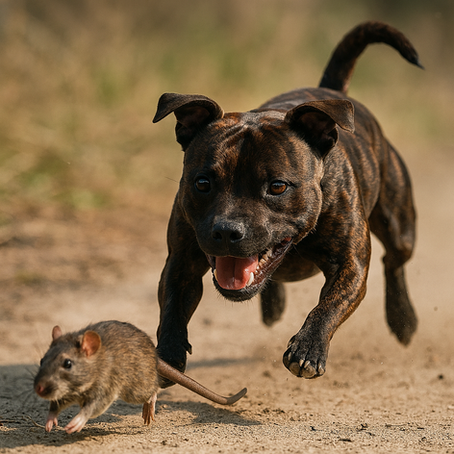 Le Staffordshire Bull Terrier et la chasse au rat : héritage oublié