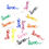 Miniature : Boucles d'oreilles "Love" blanche