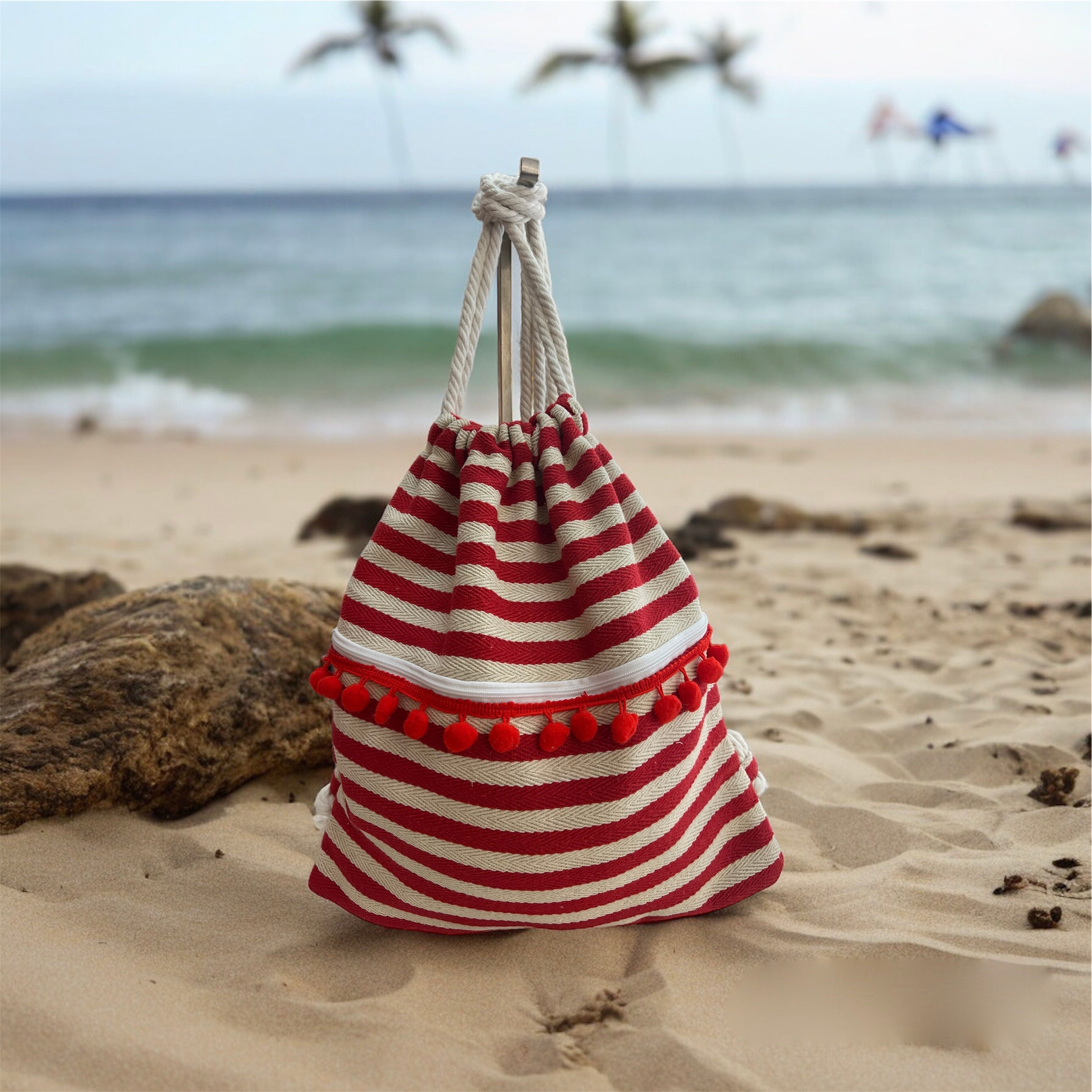 Sac à dos "Compact" rouge