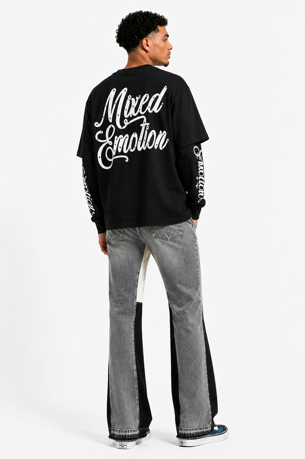 Miniatura: Cupid Rhinestone Layered Long Sleeve