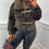 Thumbnail: Indie Leopard Fur Belted Jacket