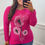 Thumbnail: Moanna Dandelion Soft Knit Jumper Fuchsia