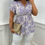 Thumbnail: Mercedes Summer Frill Sleeve Magic Top Paisley Lilac