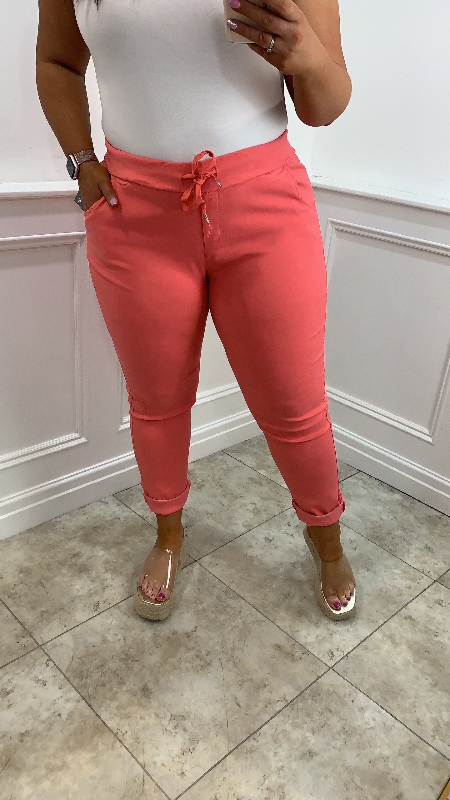 Nellie New Magic Joggers Coral