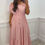 Thumbnail: Fran Polkadot Chiffon Magic Maxi Dress Pink