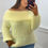 Thumbnail: Ellie Bardot Soft Knit Jumper Lemon