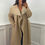Thumbnail: Delilah Teddy Waterfall Jacket Camel