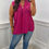 Thumbnail: Bex Gold Button Basic Cami Top Pink