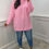 Thumbnail: Tarlia Round Neck Basic Jumper Pink