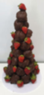 36 PIECE CHOCOLATE CROQUEMBOUCHE
