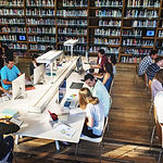 Students in Library