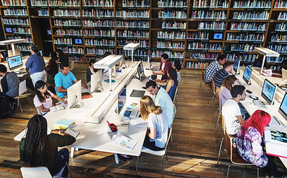 Students in Library