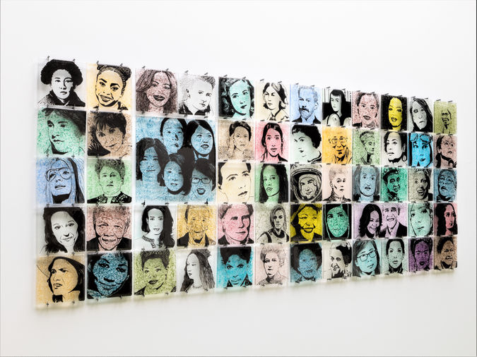 Glass Art Stained fuse glass Contemporary Art Handmade glass Fine Art Feminism Hilde Paalvast