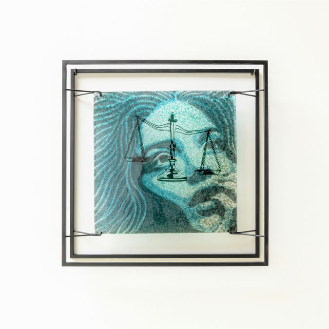 Glass Art fuse glass Contemporary Art Handmade glass Fine Art Feminism Hilde Paalvast