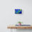 Miniature : Peinture sur toile moderne contemporaine in situ par l'artiste Emma Coffin peintre