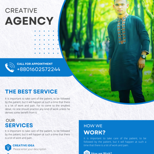 Professional Creative Agency Advertisement Flyer