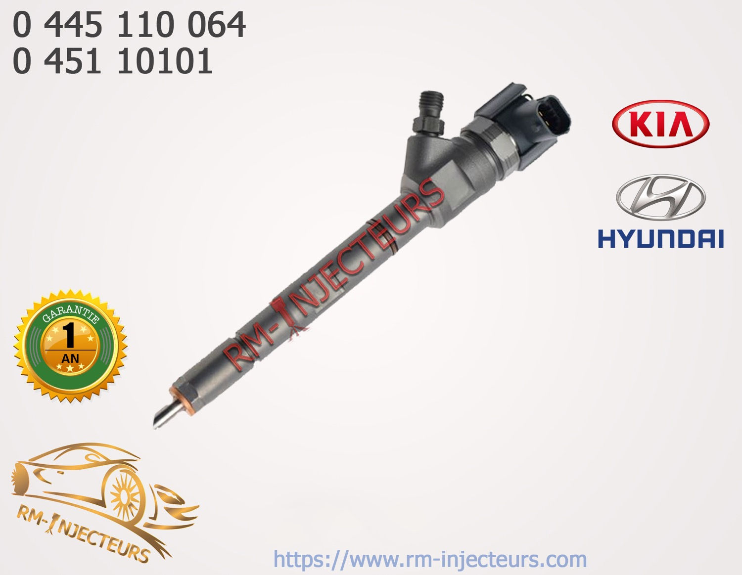 INJECTEUR BOSCH 0445110064 - 0986435147 2.0CRDi