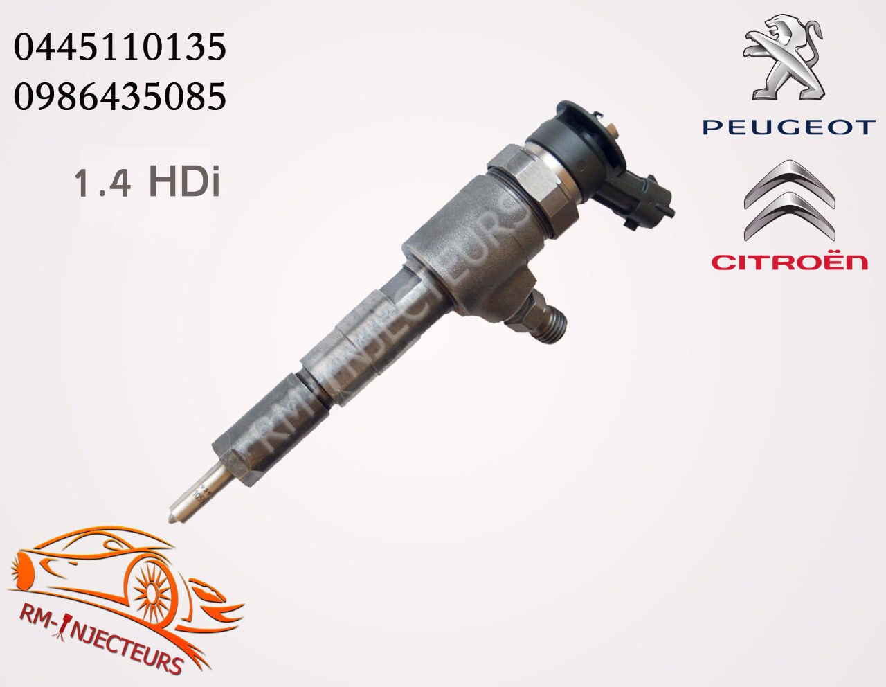 INJECTEUR NEUF BOSCH 0445110075 0986435076 1.4HDi