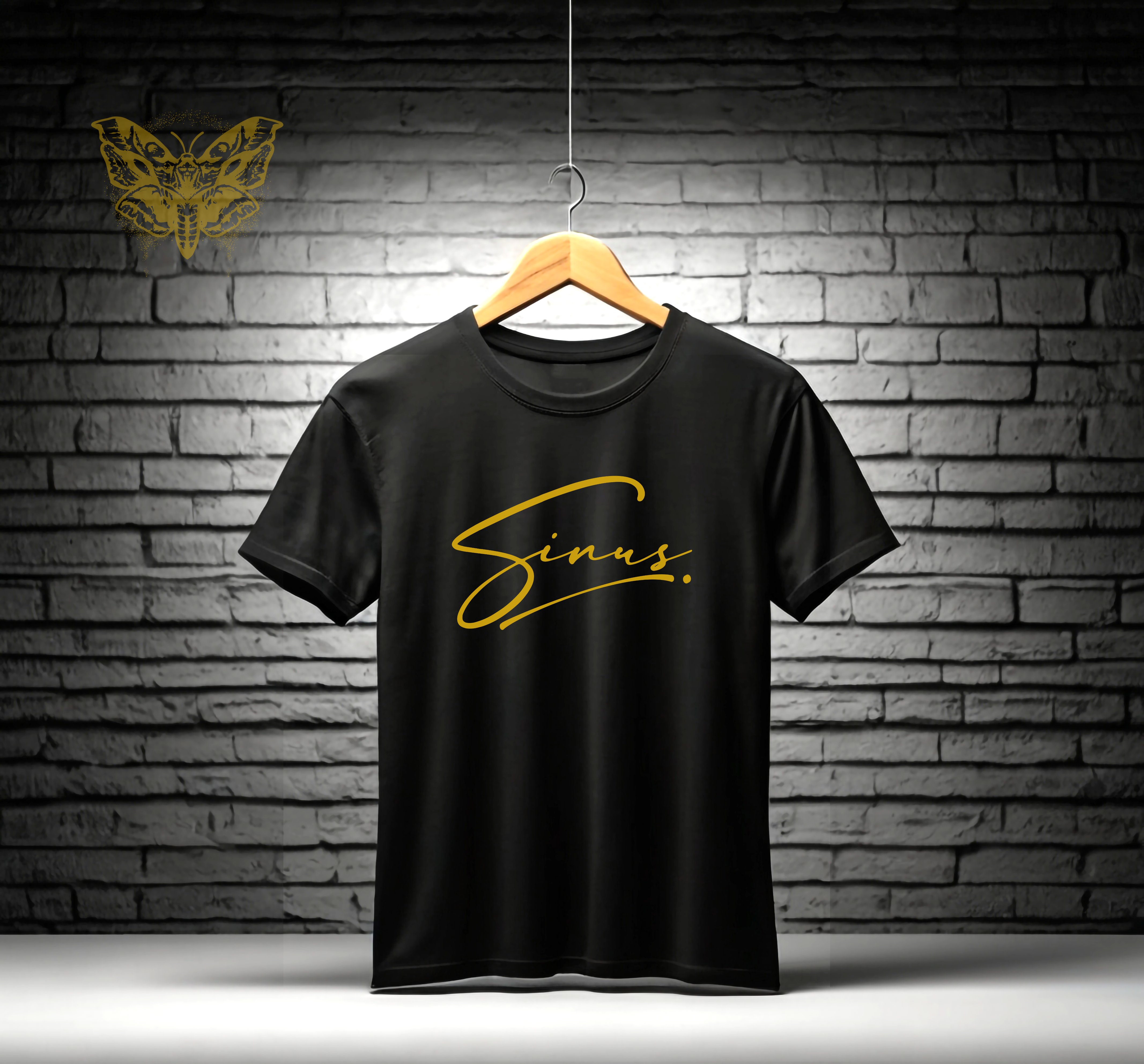 Unisex T-Shirt Black / Sinus