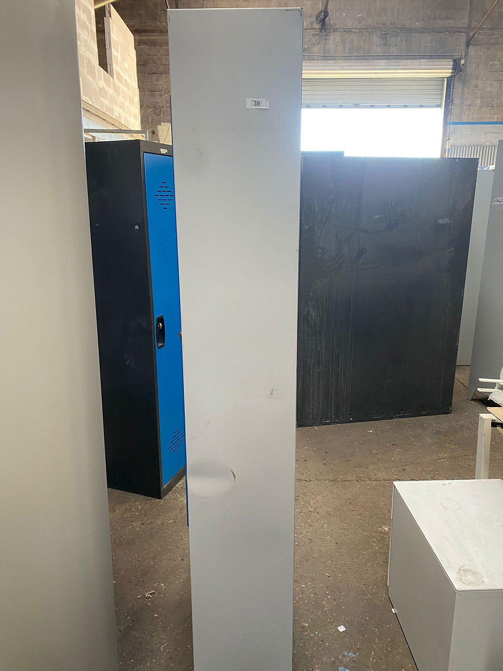 Miniature : Lot de 5 vestiaire individuel bleu et gris clair (Qté :1)VES144