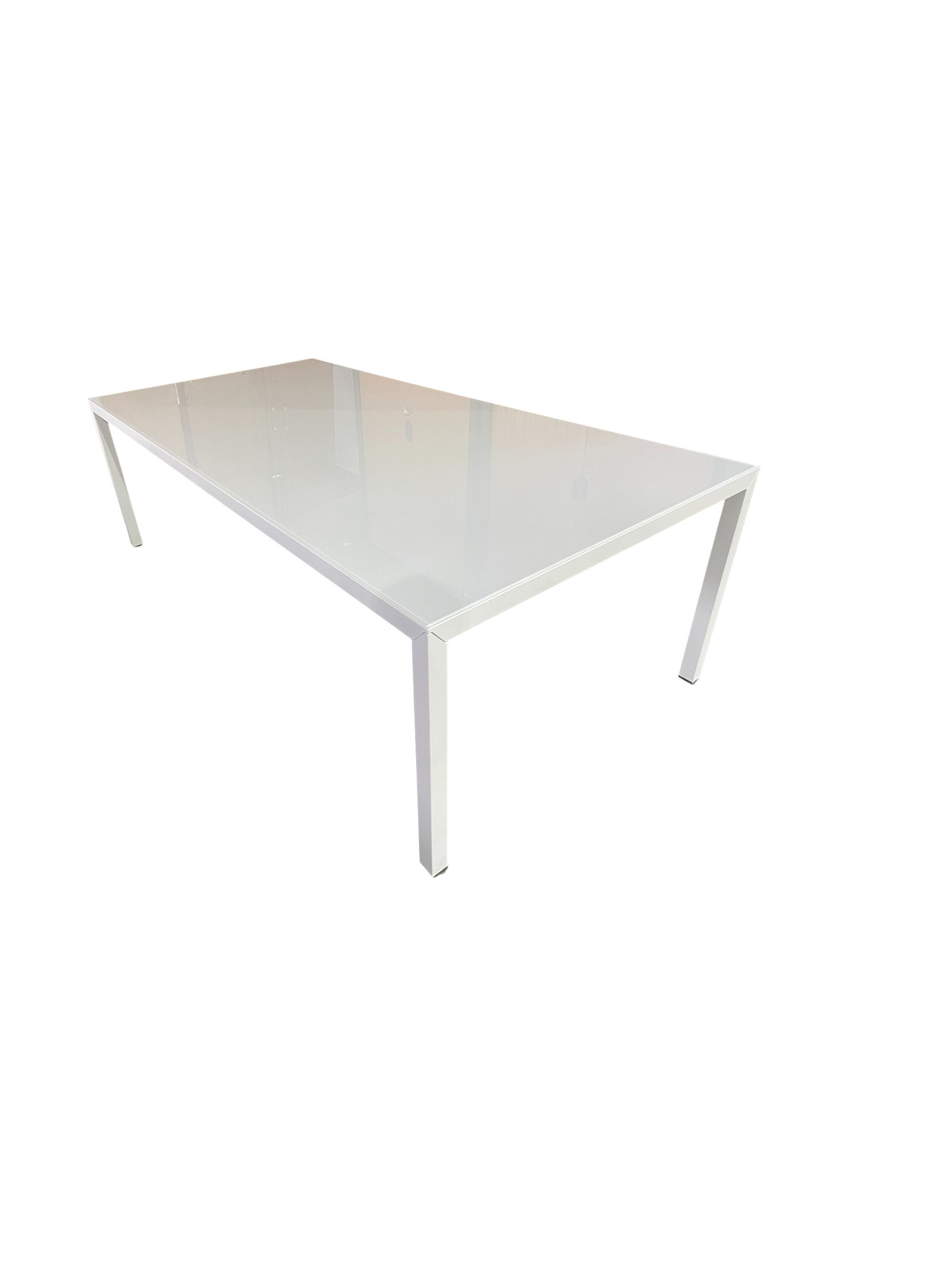 Table de réunion, plateau en verre (qté : 1) TAB489