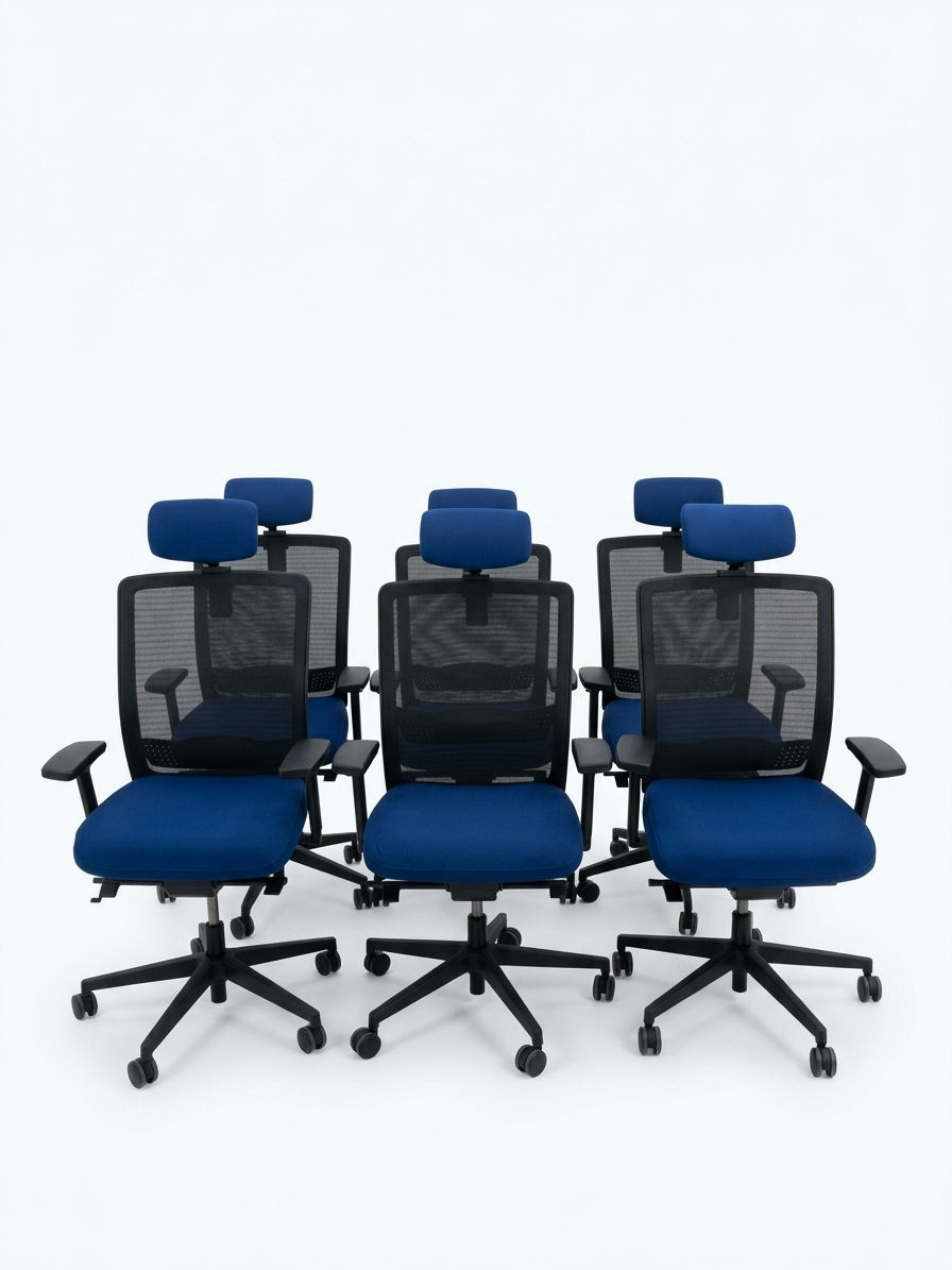 6 fauteuils de bureau ergonomiques FREESPACE (Qté :1) FAU455