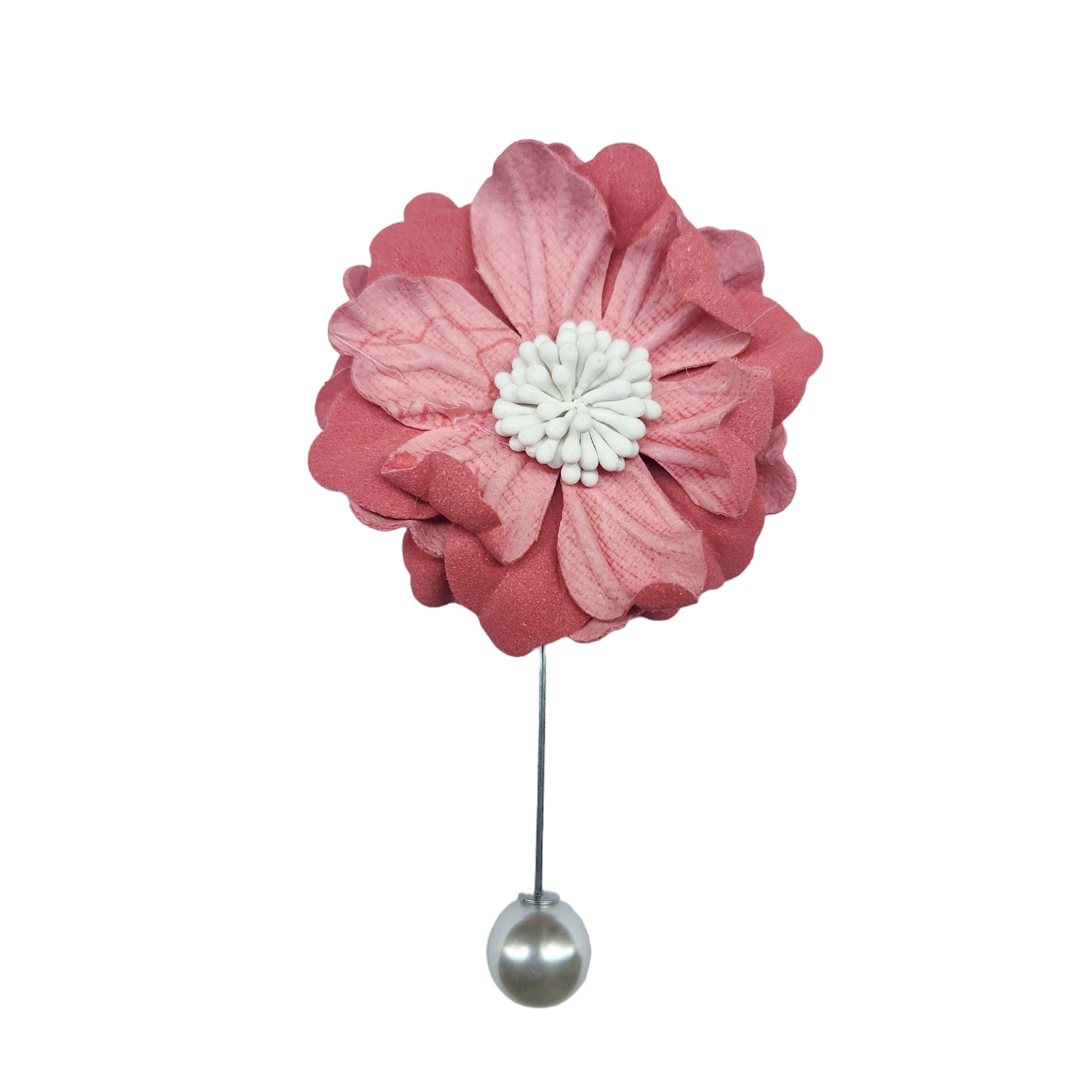 BURNT CORAL - Peony Hijab Pin