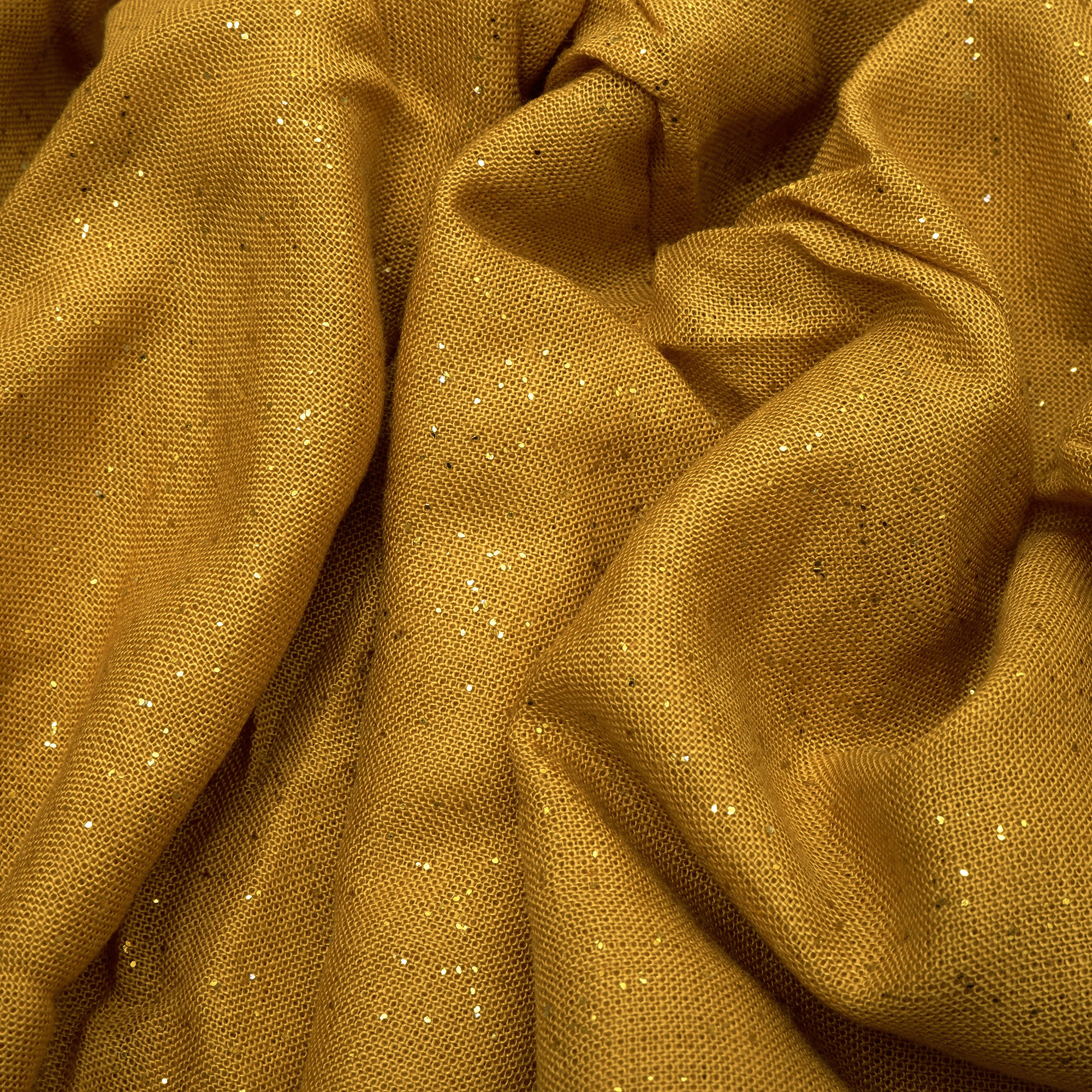 Mustard - Glitter Cotton