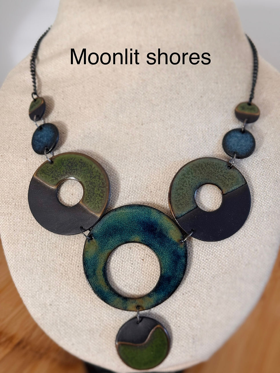 Thumbnail: Midnight on the Beach necklace 