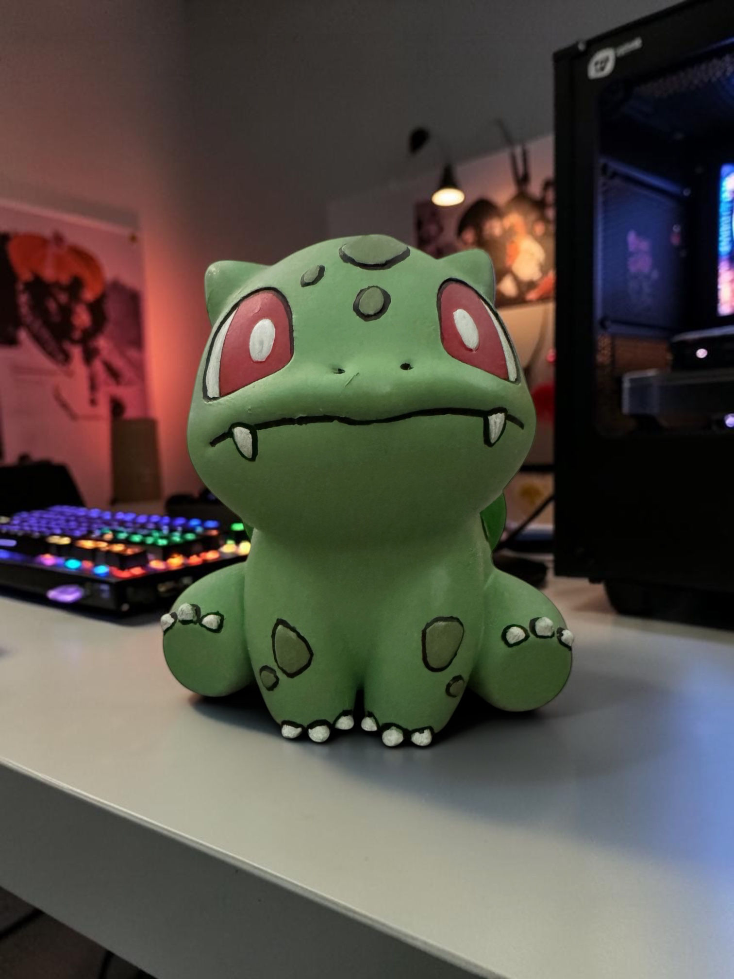 Hand-painted poke figure