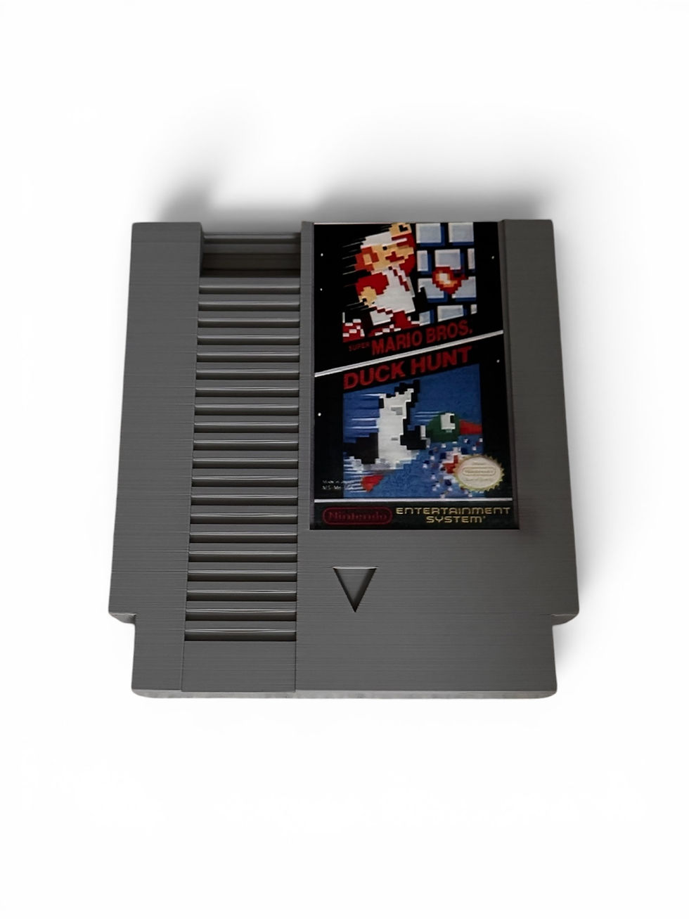 Thumbnail: 3D printed and inked large NES cartridge wall decor