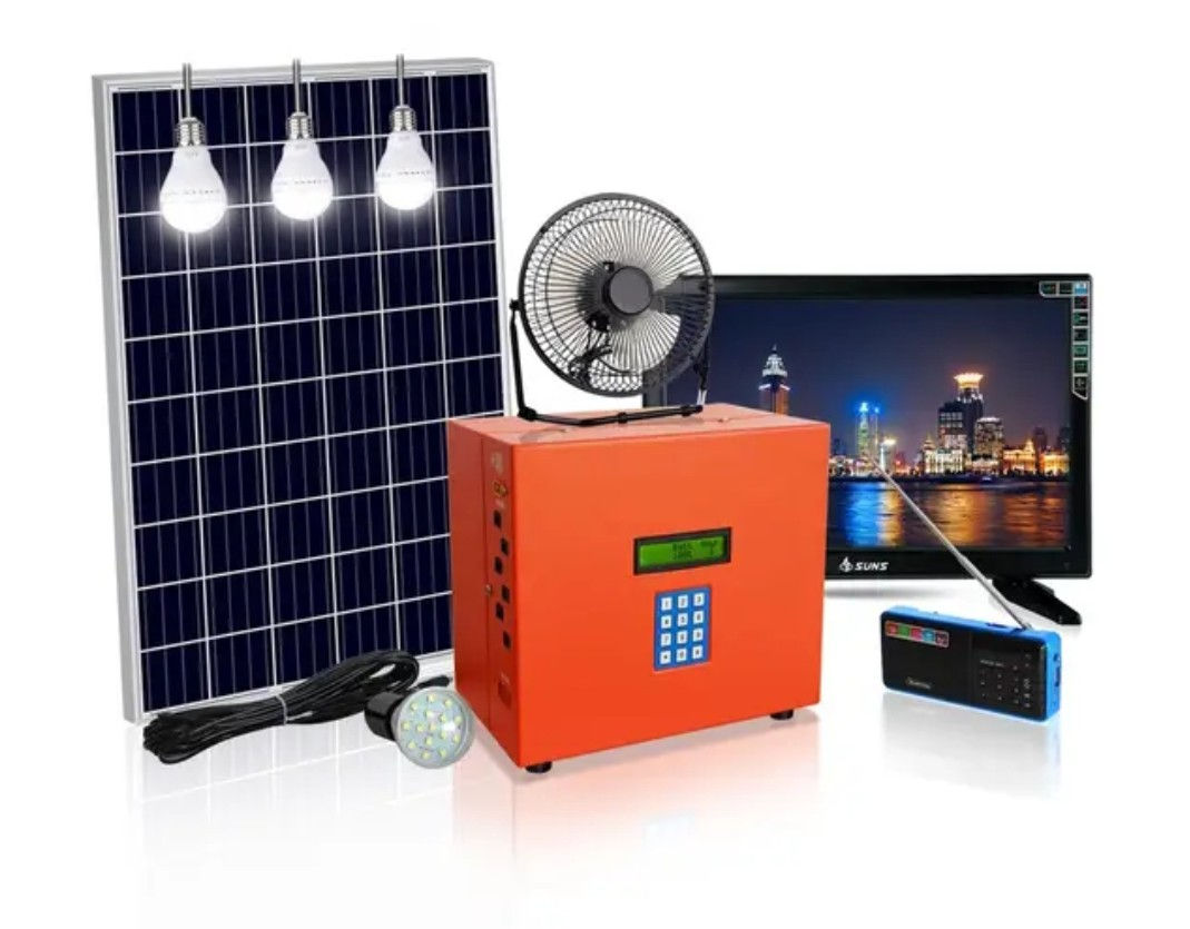 100 watt Solar Energy panel with lithium Replaceable battery