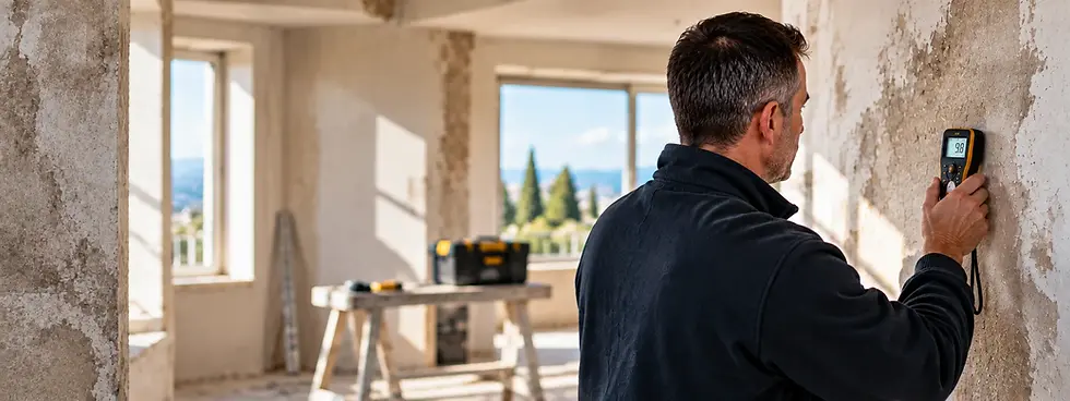 plastering
