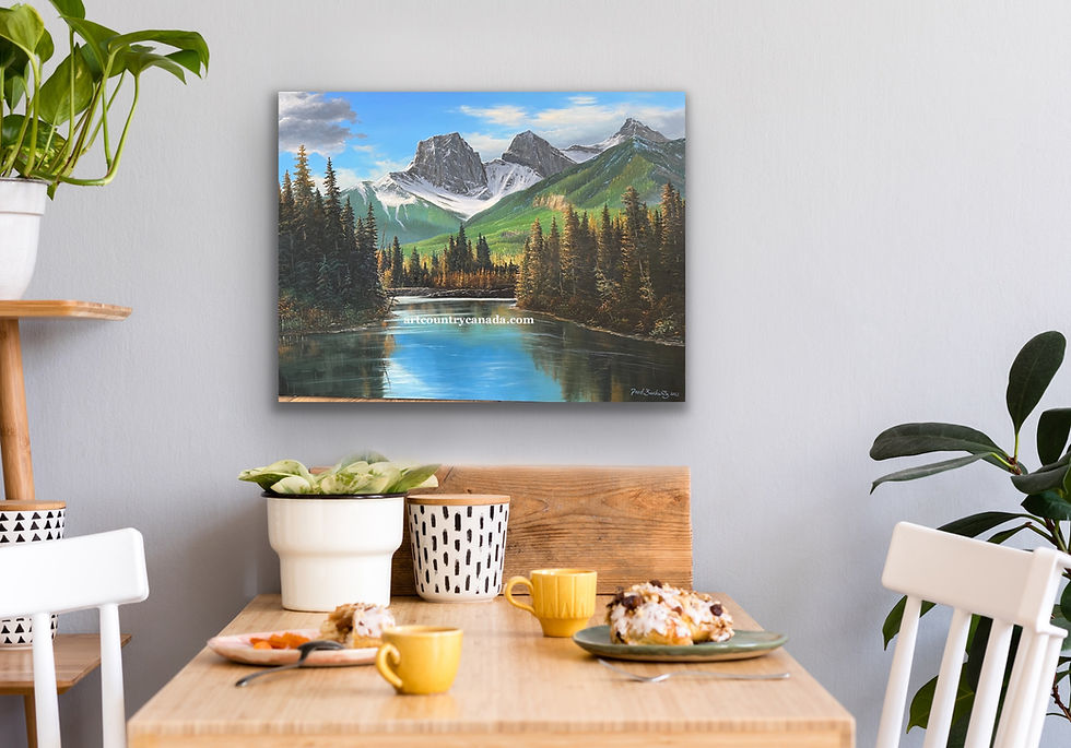 Thumbnail: " Mountain Vista Three Sisters Mountains "