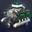 Miniaturbild: MOULDKING 10182 | Panzer Motor (mit Powerfunctions)