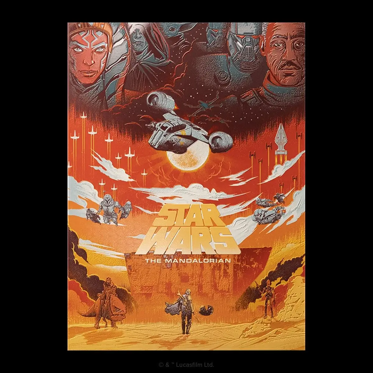 DISPLATE® LIMITED EDITION | STAR WARS® - THE MANDALORIAN™ SAGA