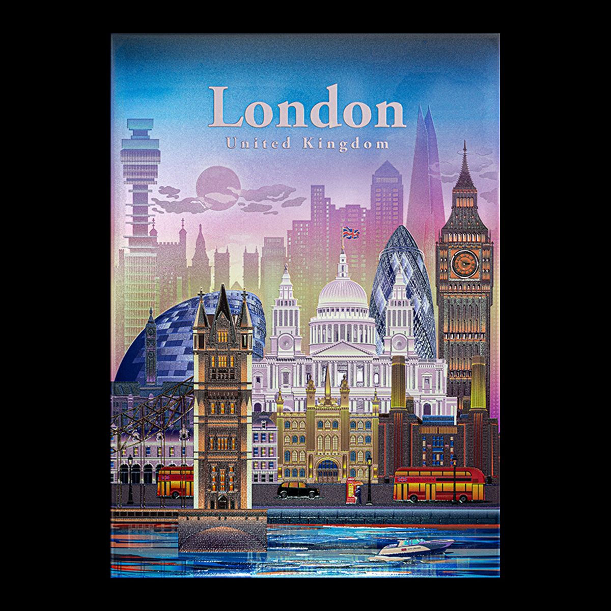 DISPLATE® LIMITED EDITION | LONDON SKYLINE