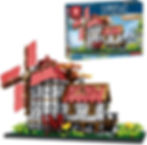 REOBRIX 66014 | Mittelalterliche Windmühle – 2296 Teile