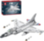 REOBRIX 33027 | General Dynamics F‑16 Fighting Falcon Kampfjet – 1427 Teile