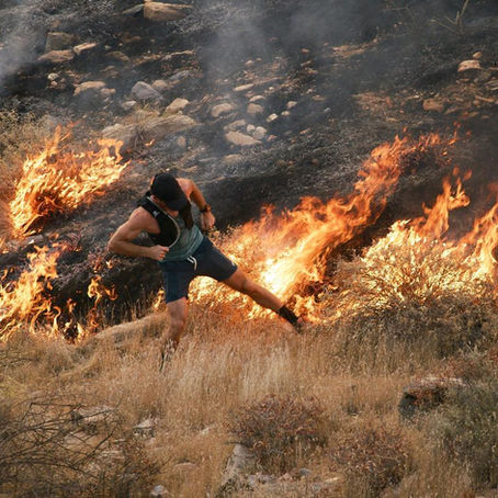 Pro Golfer and Ultrarunner Fights Wildfire on Morning Run
